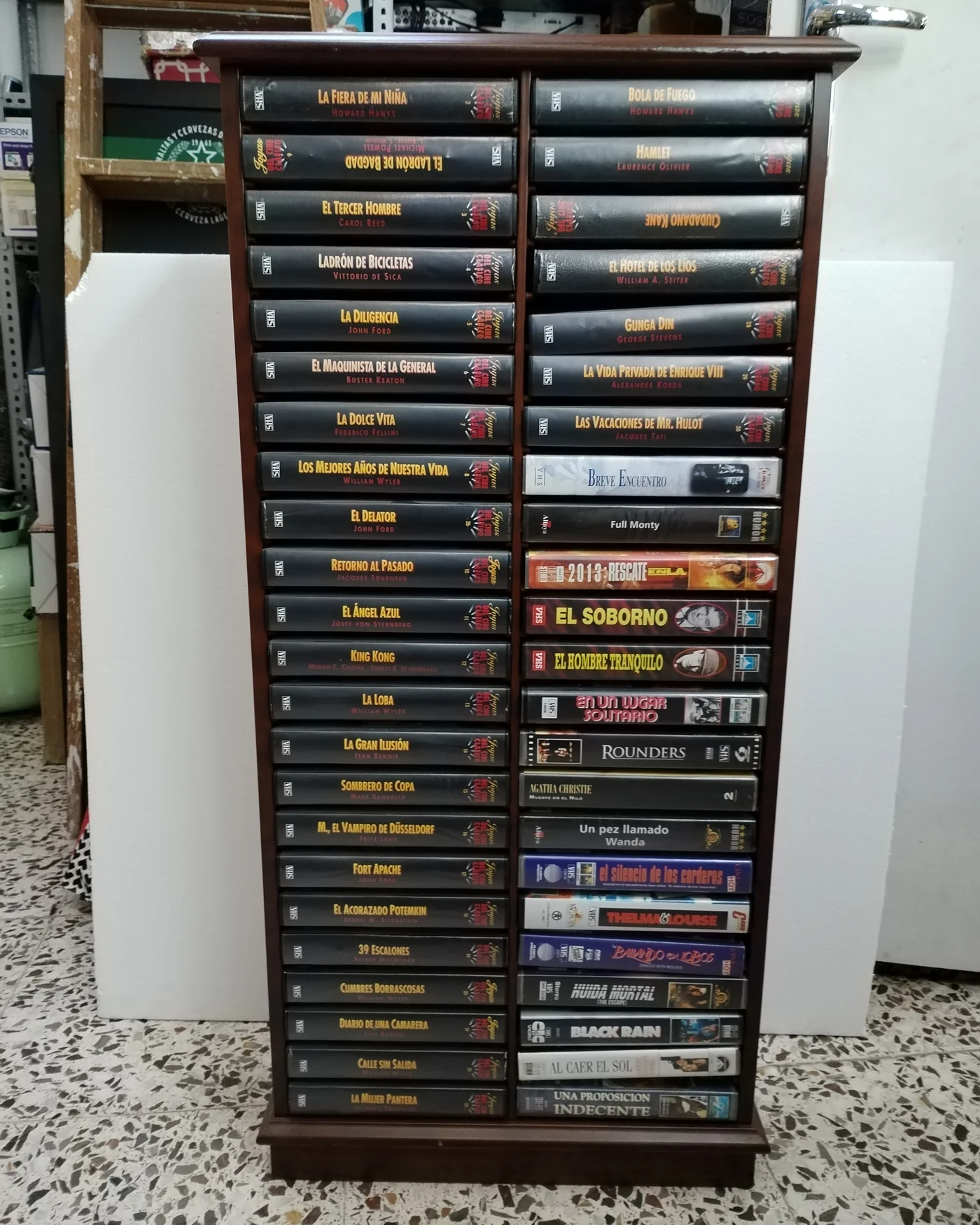 MUEBLE ORGANIZADOR PARA VHS - imagen 2