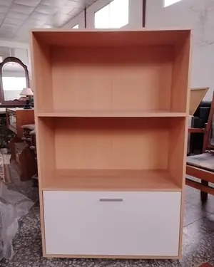 Mueble estantería claro con cajón - miniatura 1