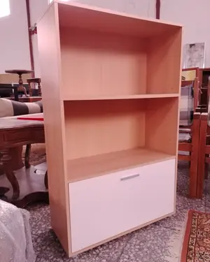 Mueble estantería claro con cajón - miniatura 2
