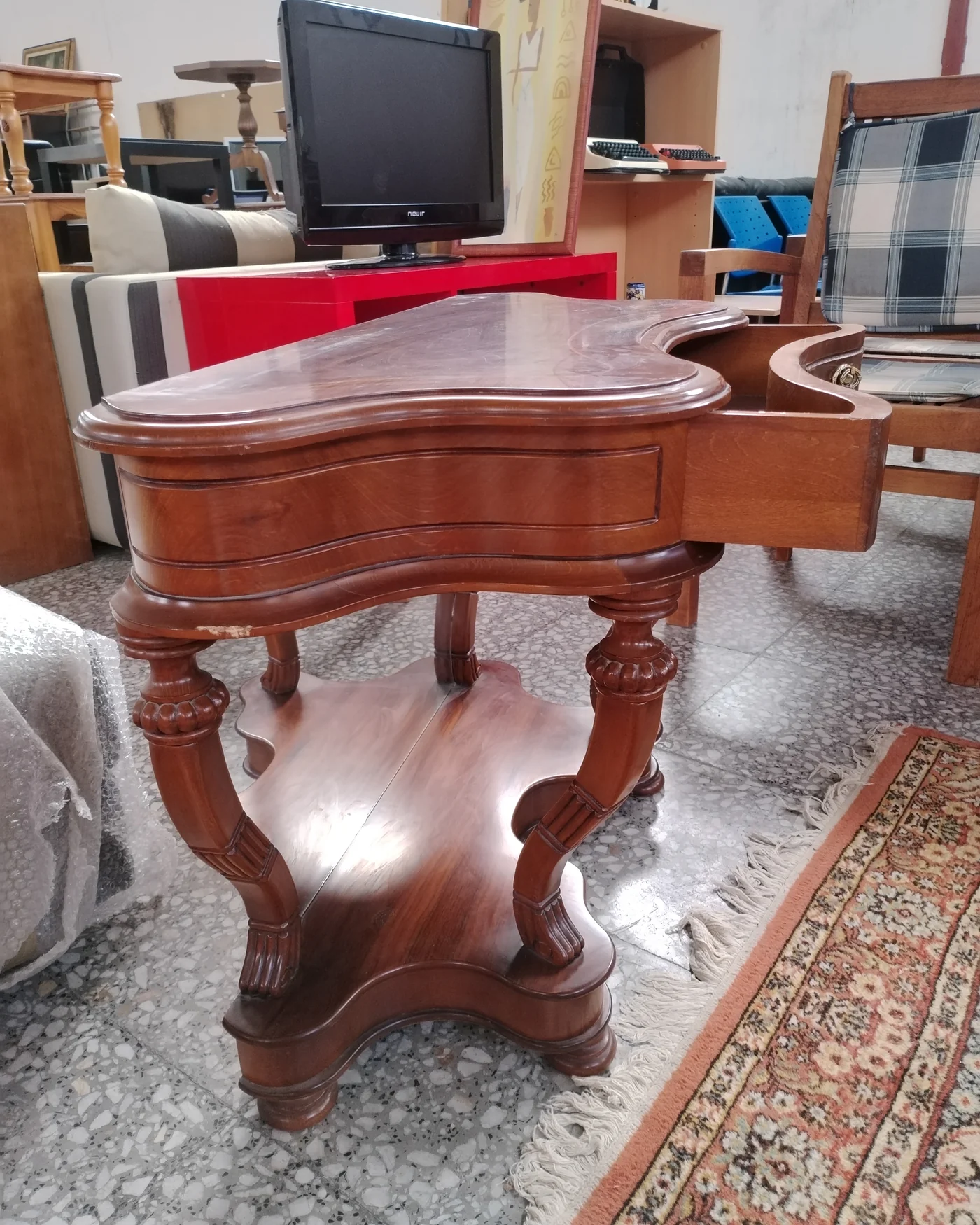 REcibidor consola estilo luis felipe - imagen 5
