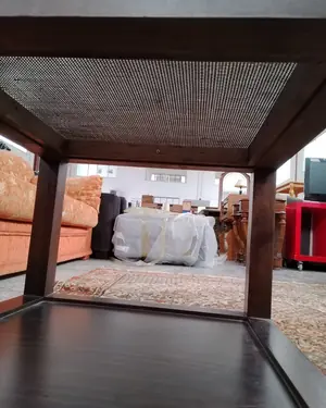 MESA de centro de madera cristal - miniatura 6