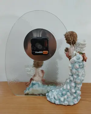 Reloj de cristal con angelitos - miniatura 5