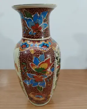 Jarrón de porcelana china decorado - miniatura 3