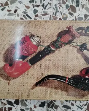 Caja metálica vintage de Cola-Cao con ilustración de pipa - miniatura 1
