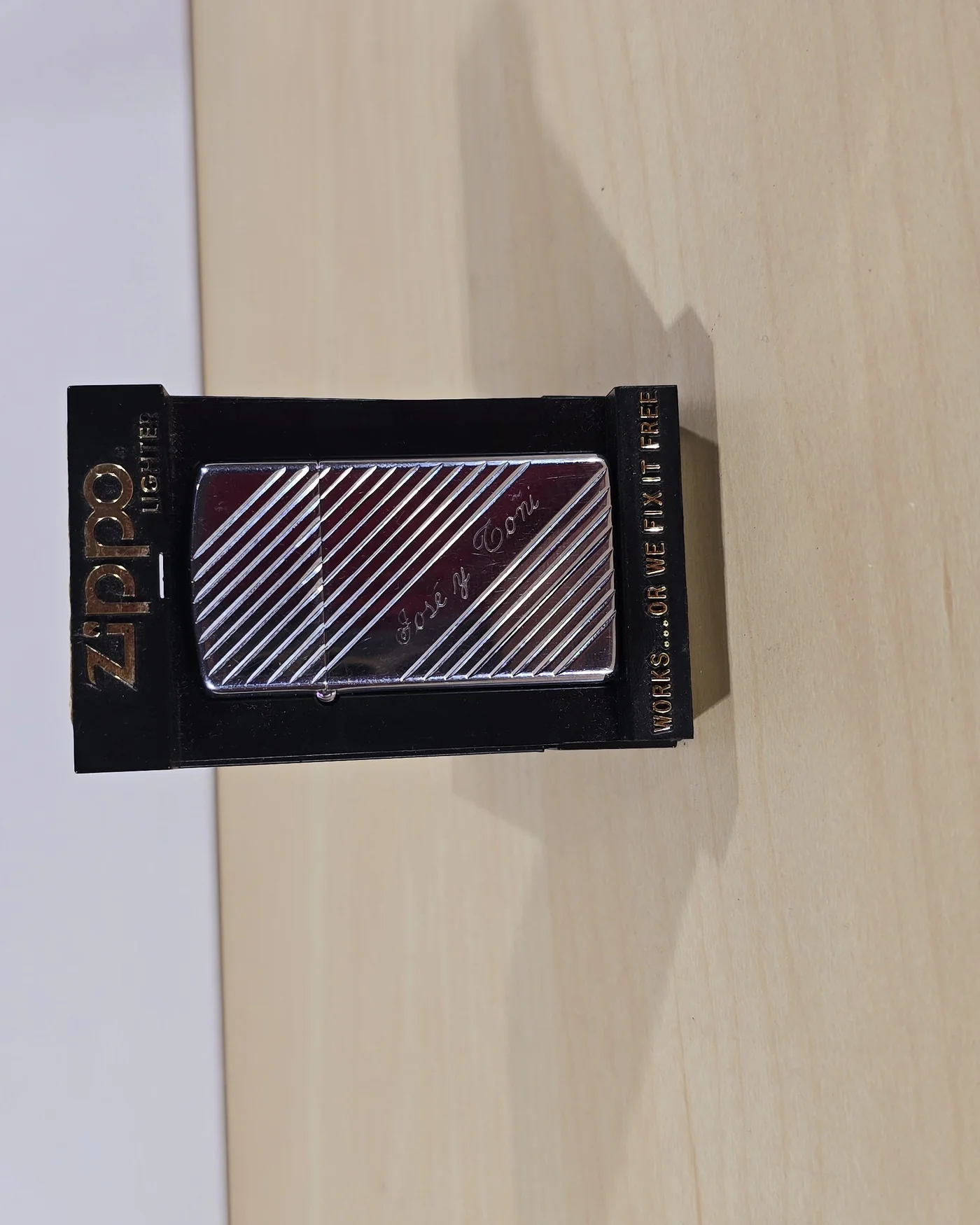 Mechero zippo con grabacion personalizada - imagen 1