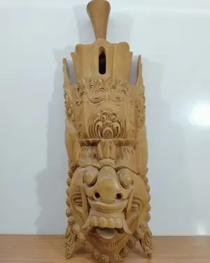 Máscara balinesa bedahulu tallada a mano - miniatura 2