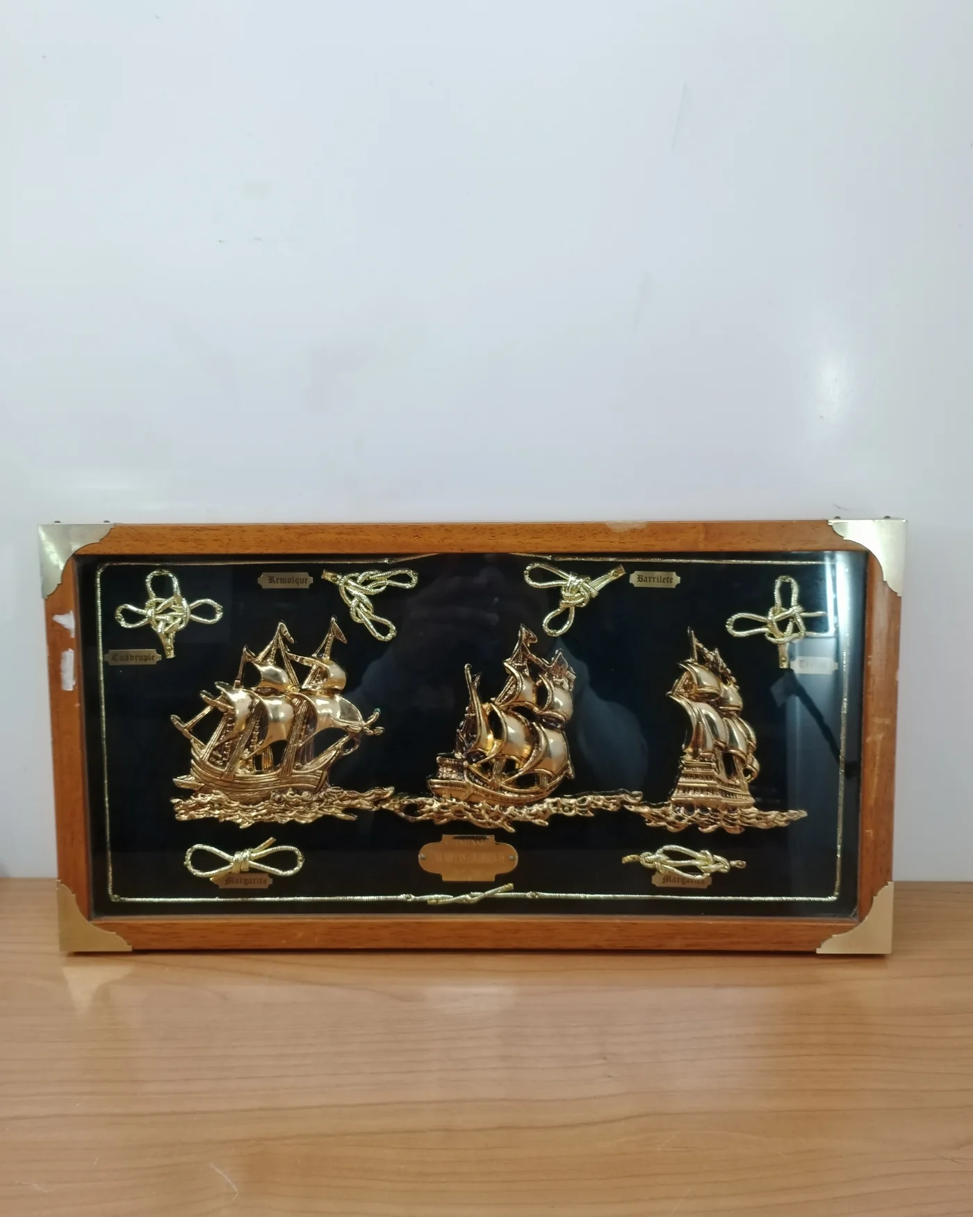 Cuadro marinero carabelas colombinas 1492-1992 - imagen 1