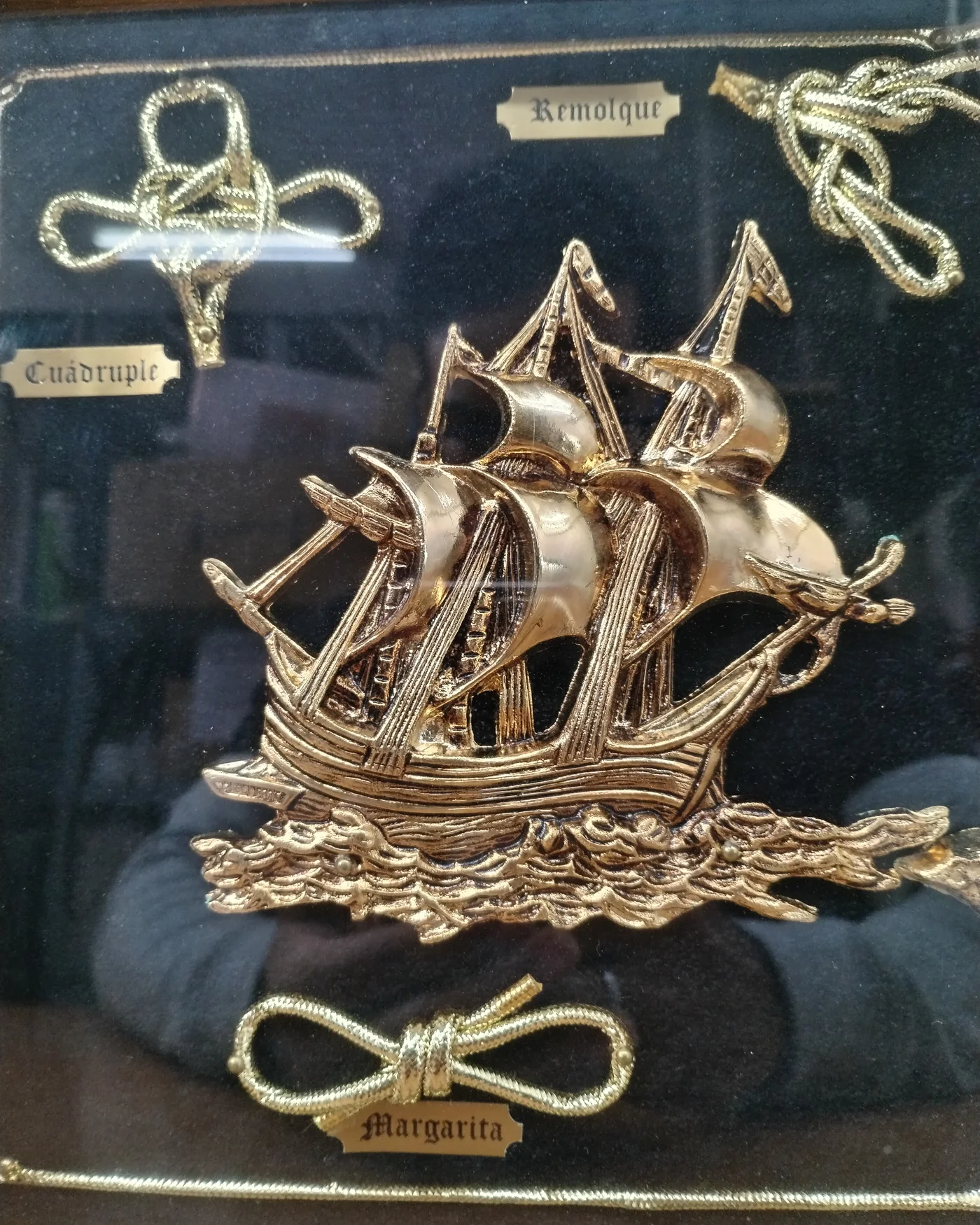 Cuadro marinero carabelas colombinas 1492-1992 - imagen 4