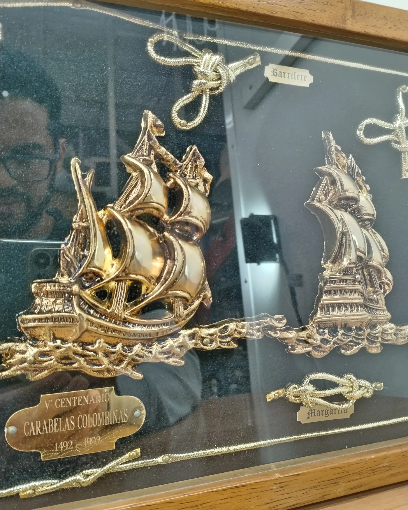 Cuadro marinero carabelas colombinas 1492-1992 - imagen 5