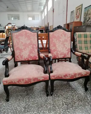 Par de sillones estilo Luis XVI - miniatura 1