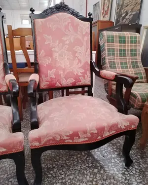 Par de sillones estilo Luis XVI - miniatura 3