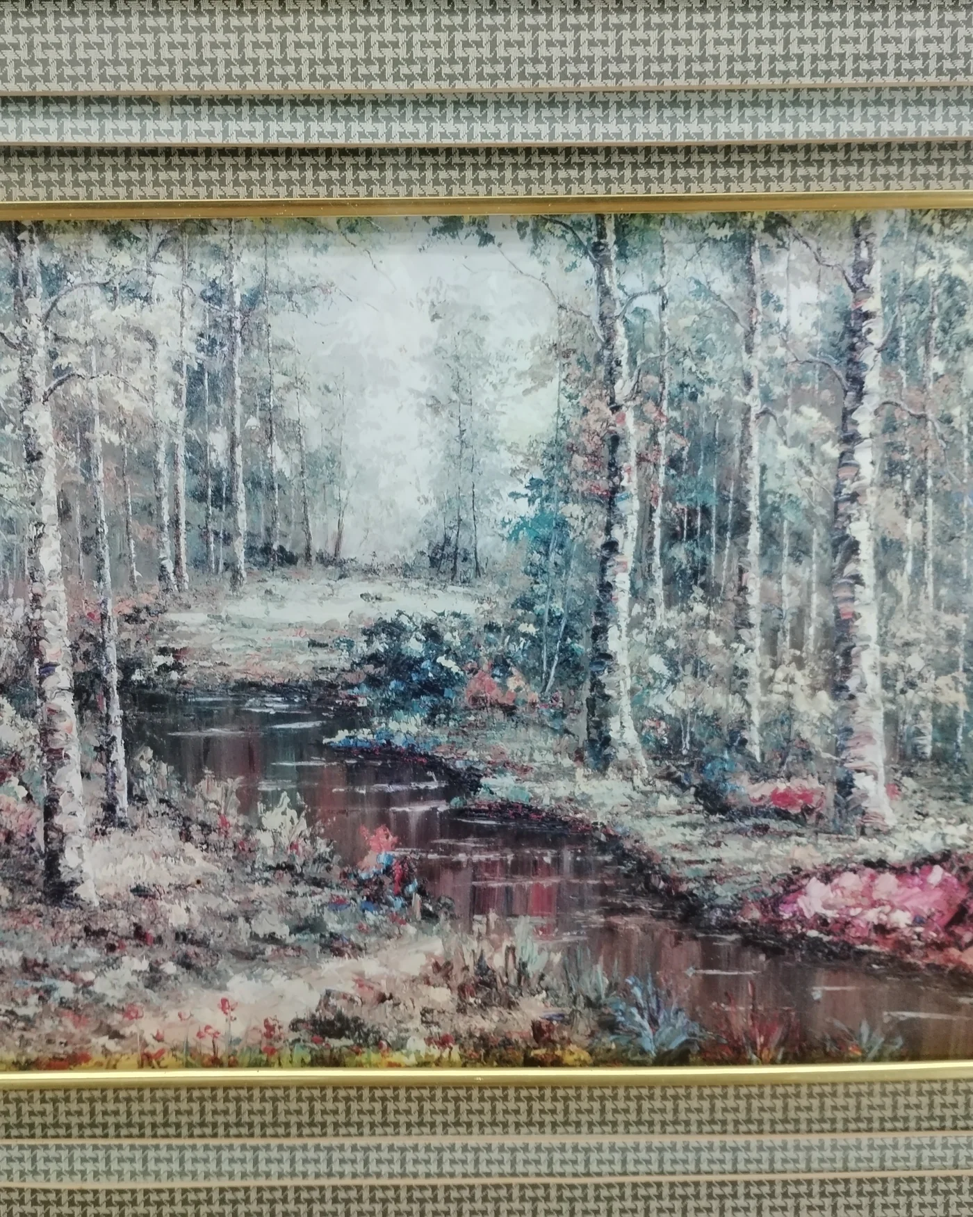 Cuadro paisaje con paspartú - imagen 2