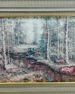 Cuadro paisaje con paspartú - miniatura 2