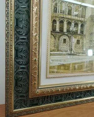 Lámina de la catedral de valencia con marco decorativo - miniatura 5