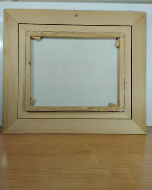 Óleo escena callejera de París con el Arco del Triunfo - miniatura 5