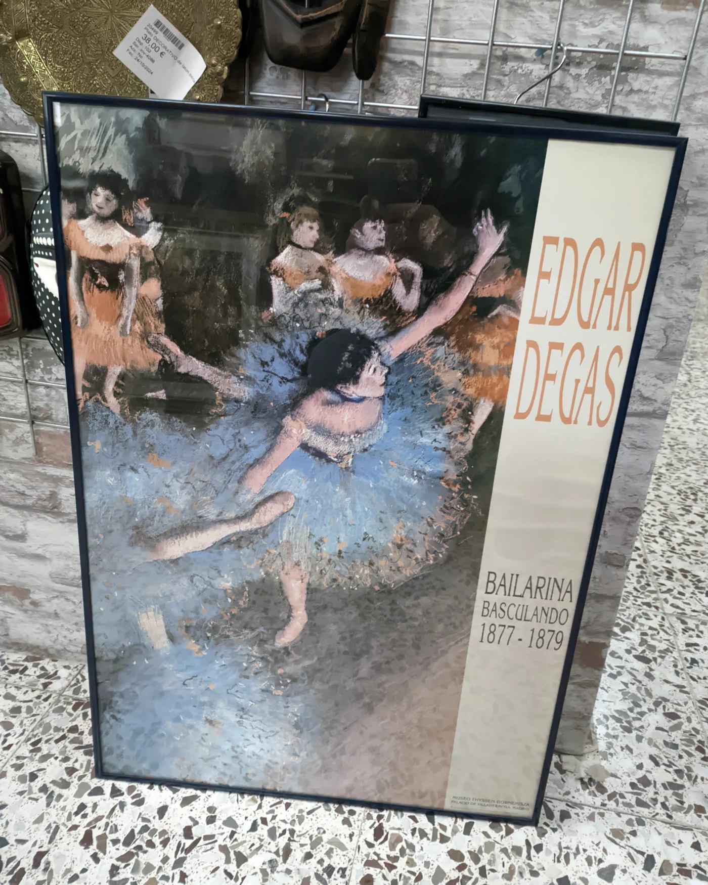 Cuadro poster edgar degas bailarina - imagen 1