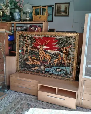 Mueble de comedor en madera clara con cristal - miniatura 3