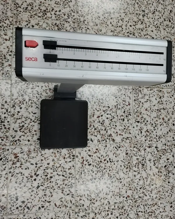Báscula mecánica seca de pie