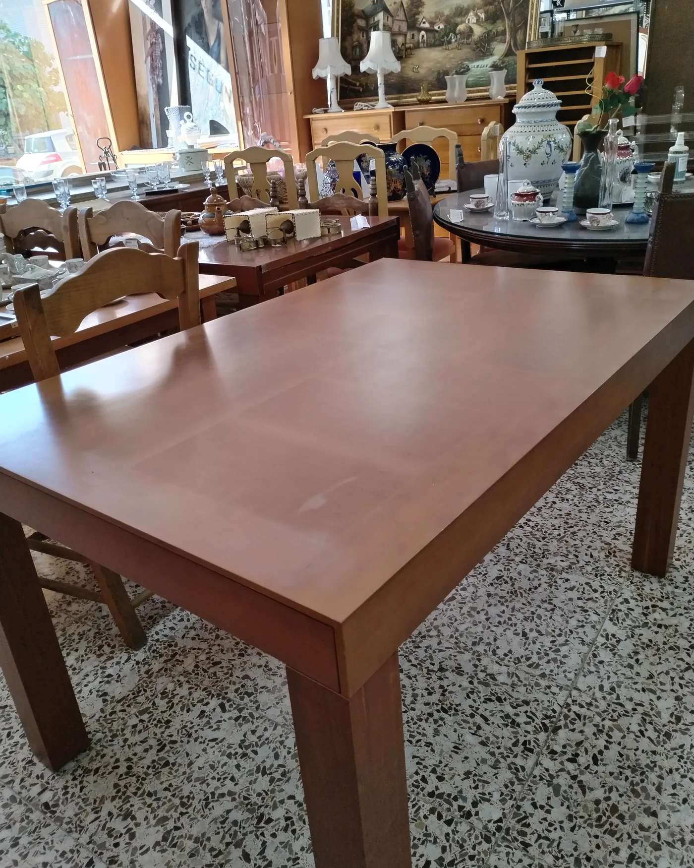 Mesa de madera extensible - imagen 1