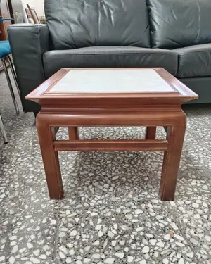 MESA auxiliar china con marmol - miniatura 1