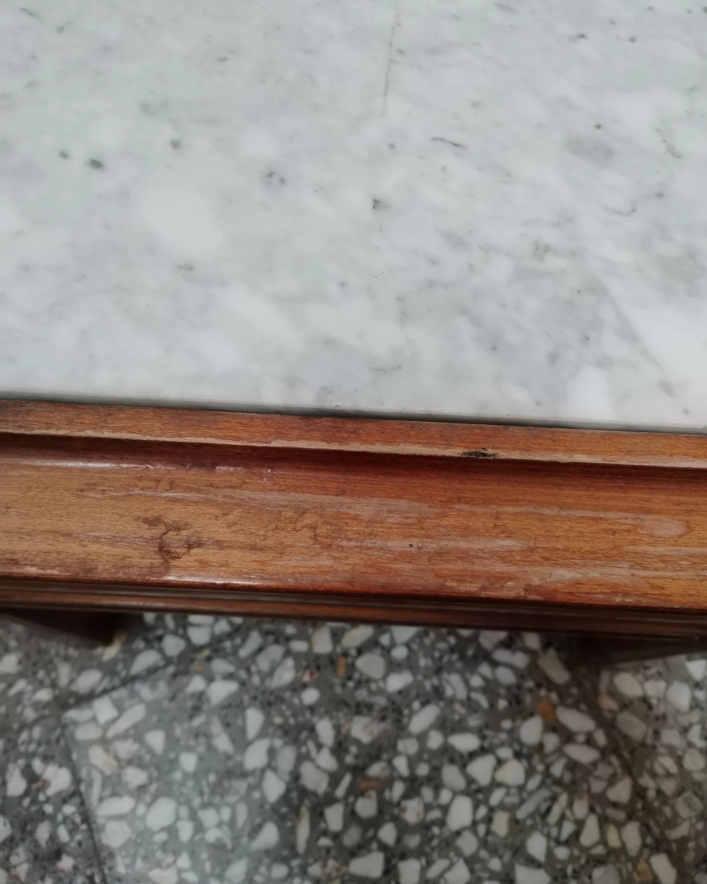 MESA auxiliar china con marmol - imagen 3