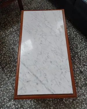 Mesa de centro de madera y mármol - miniatura 3