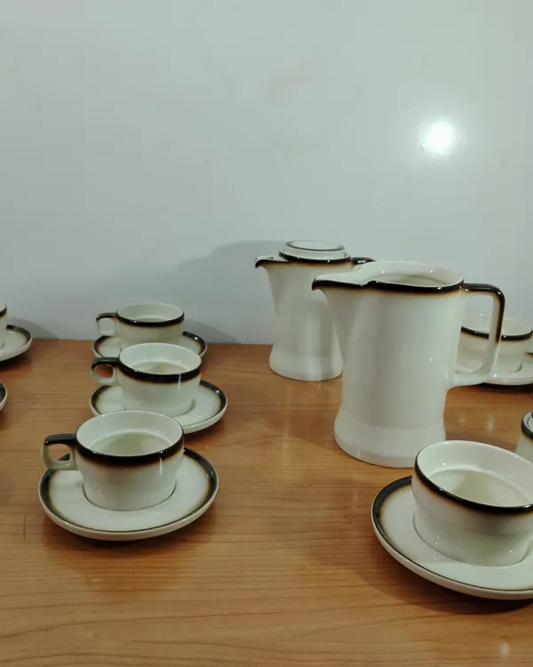 Juego de Té Vintage de Cerámica Bidasoa