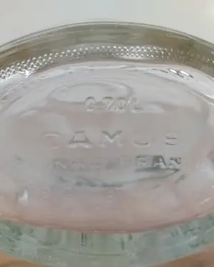 Botella vacía de coñac Camus Extra con tapón de cristal - miniatura 4