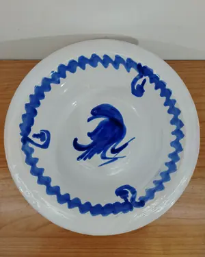 Lebrillo de fajalauza pintado a mano - miniatura 1