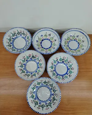 Set de platos de cerámica granadina pintados a mano - miniatura 3