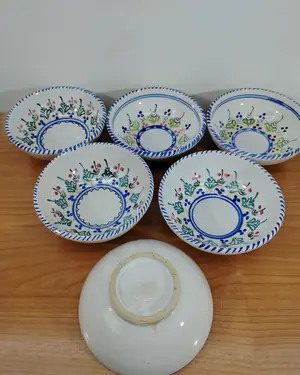 Set de platos de cerámica granadina pintados a mano - miniatura 5