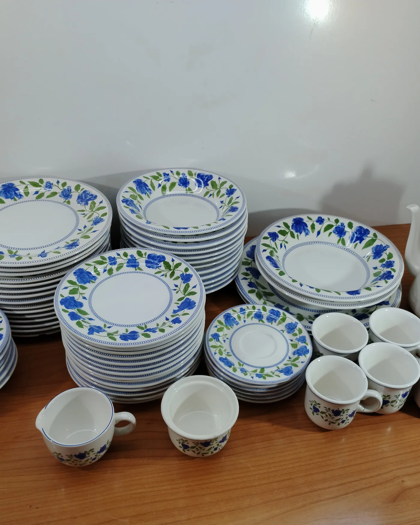 Set de platos de porcelana Quadrifoglio - imagen 5