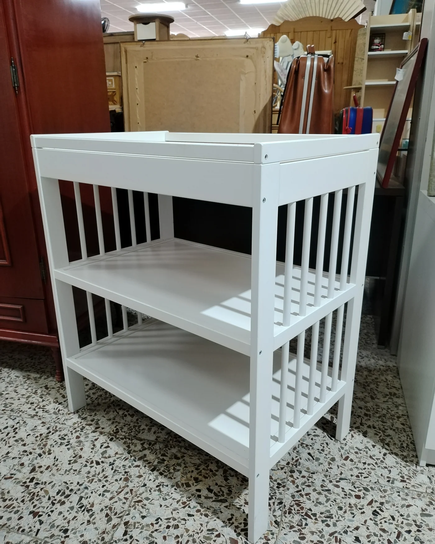 Cambiador de bebé IKEA blanco - imagen 2