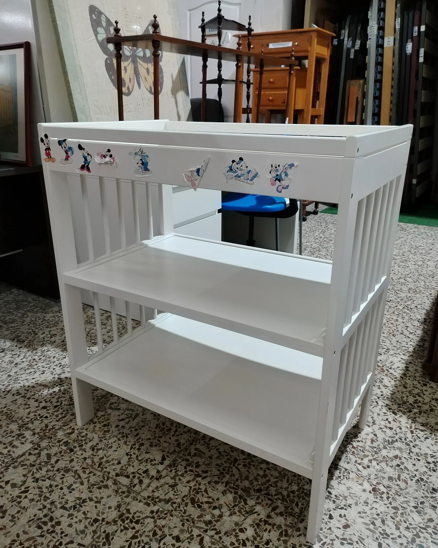 Cambiador de bebé IKEA blanco - imagen 5
