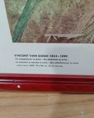 Impresión de la pintura El dormitorio en Arles de Vincent Van Gogh - miniatura 2