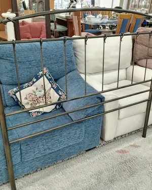 Cabecero de forja para cama de 135 cm - miniatura 2