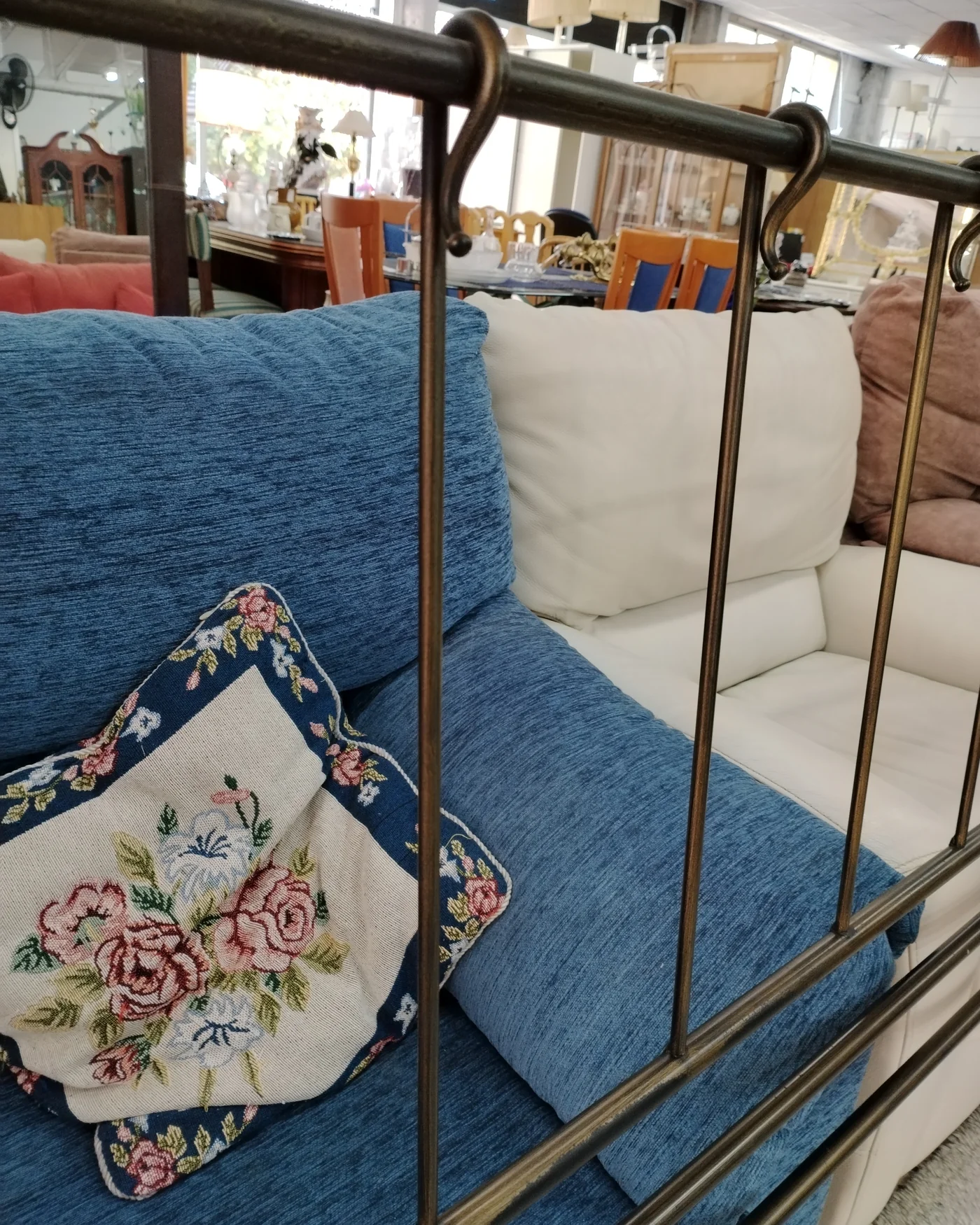 Cabecero de forja para cama de 135 cm - imagen 4
