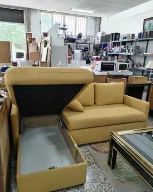 Sofá cama chaise longue con almacenamiento - miniatura 3