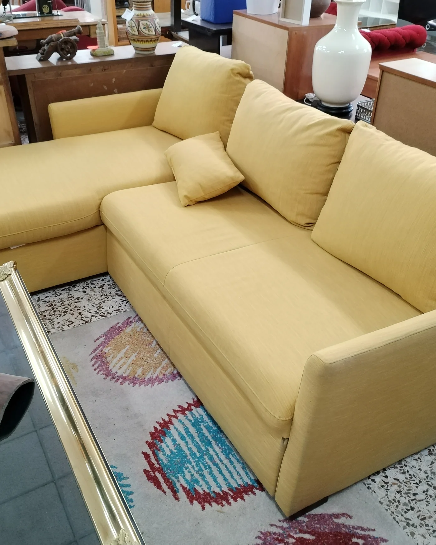 Sofá cama chaise longue con almacenamiento - imagen 4