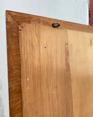 ESPEJO Con marco de madera vintage - miniatura 5