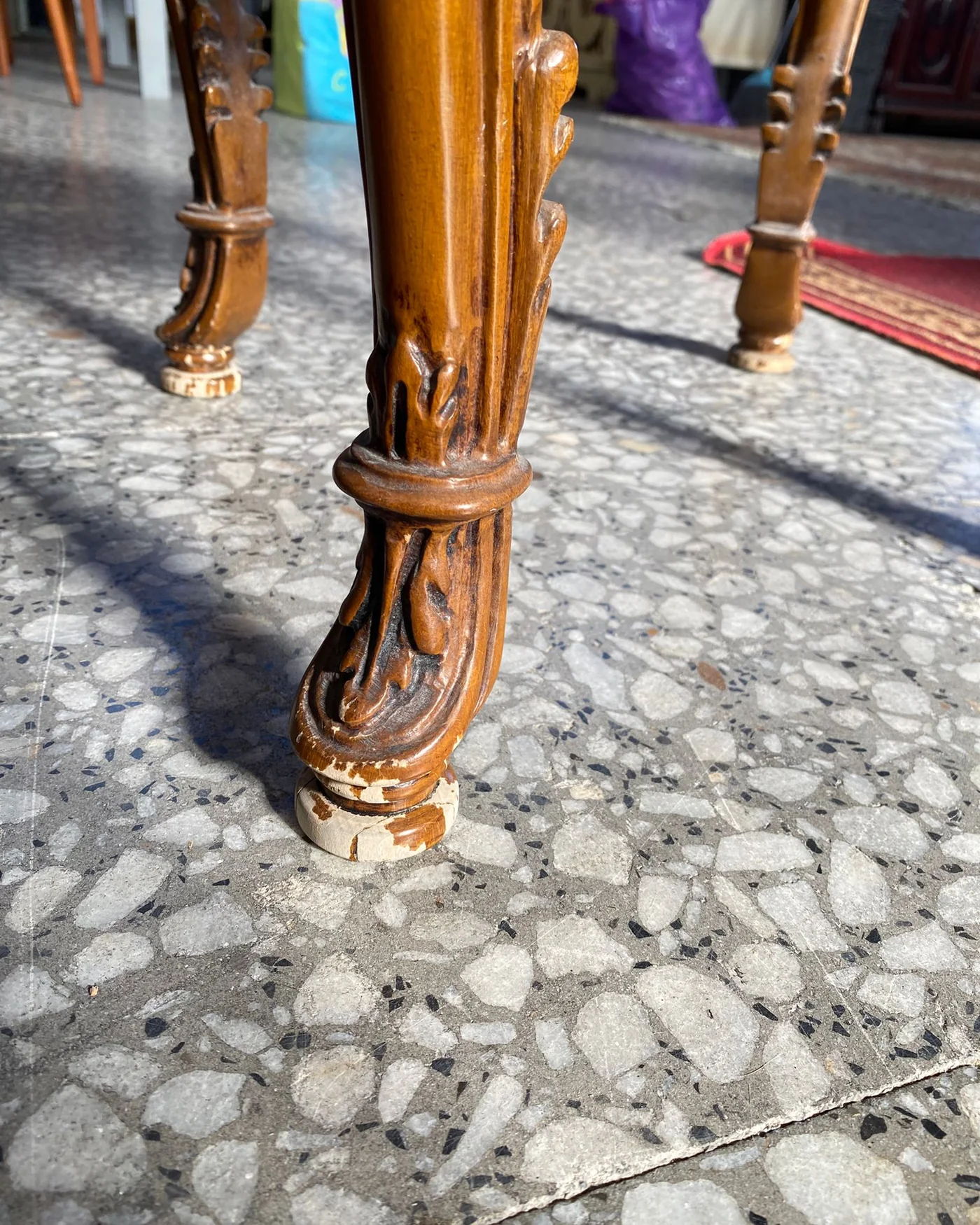 MESA de centro estilo Luis XV - imagen 2
