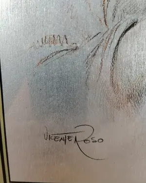 Cuadro de Vicente Roso sobre plancha metálica - miniatura 4