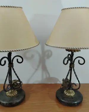 PAREJA LAMPARAS forja - miniatura 1