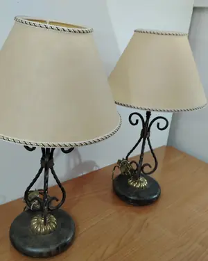 PAREJA LAMPARAS forja - miniatura 4
