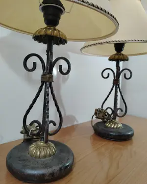 PAREJA LAMPARAS forja - miniatura 6