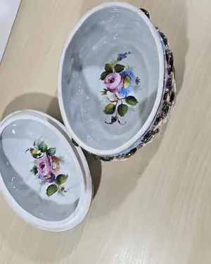 Caja de Porcelana Capodimonte S.XIX - miniatura 5