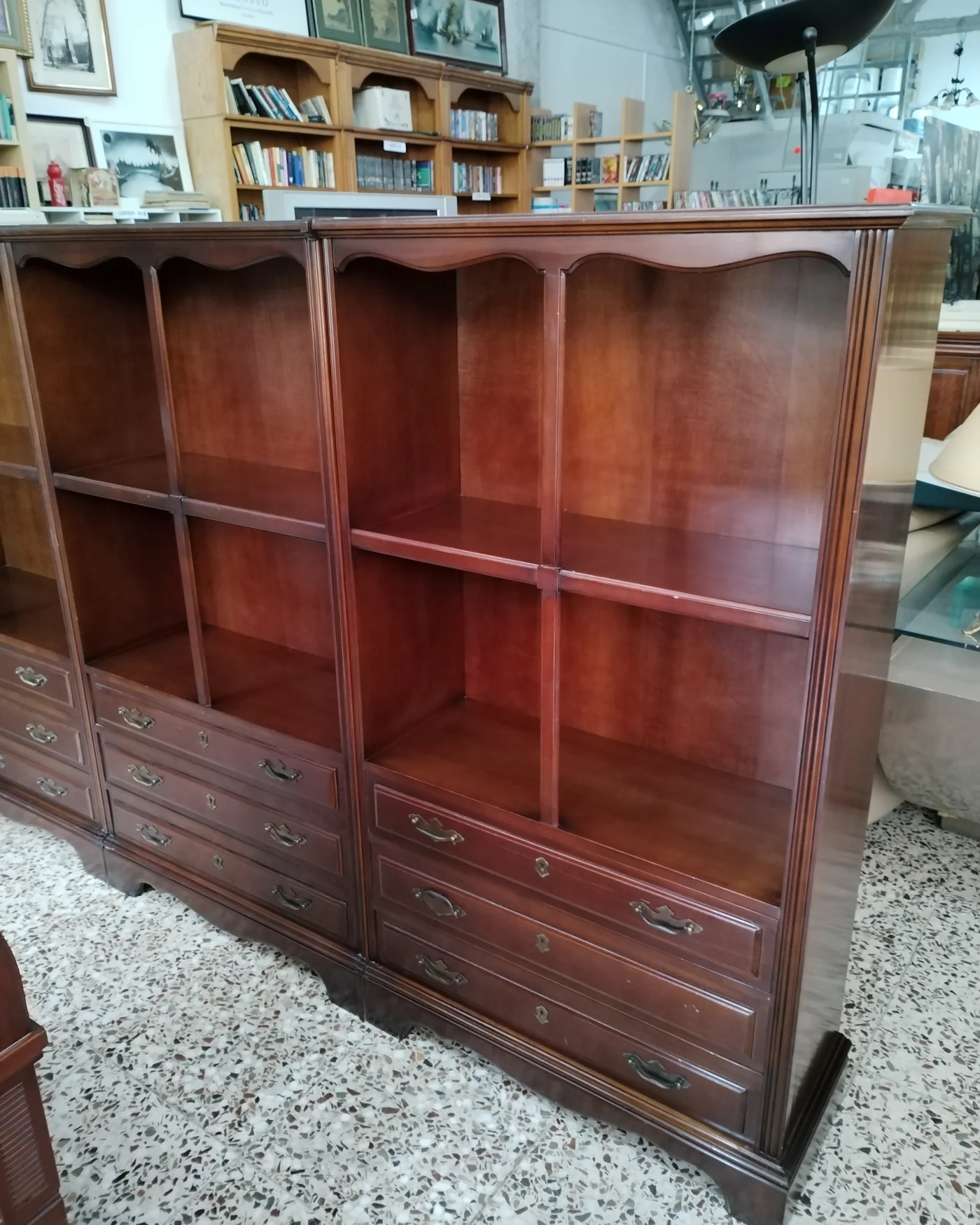 LIBRERIA MODULAR SALOAR ESTILO CLASICO - imagen 3