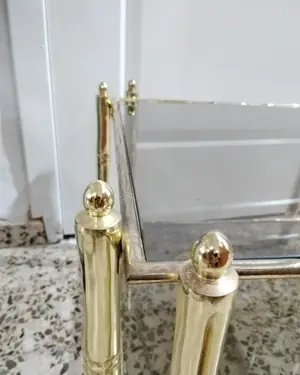 Mesa Auxiliar Baja Estilo Hollywood Regency - miniatura 3