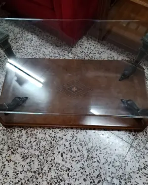 MESA DE CENTRO CON CRISTAL - miniatura 2