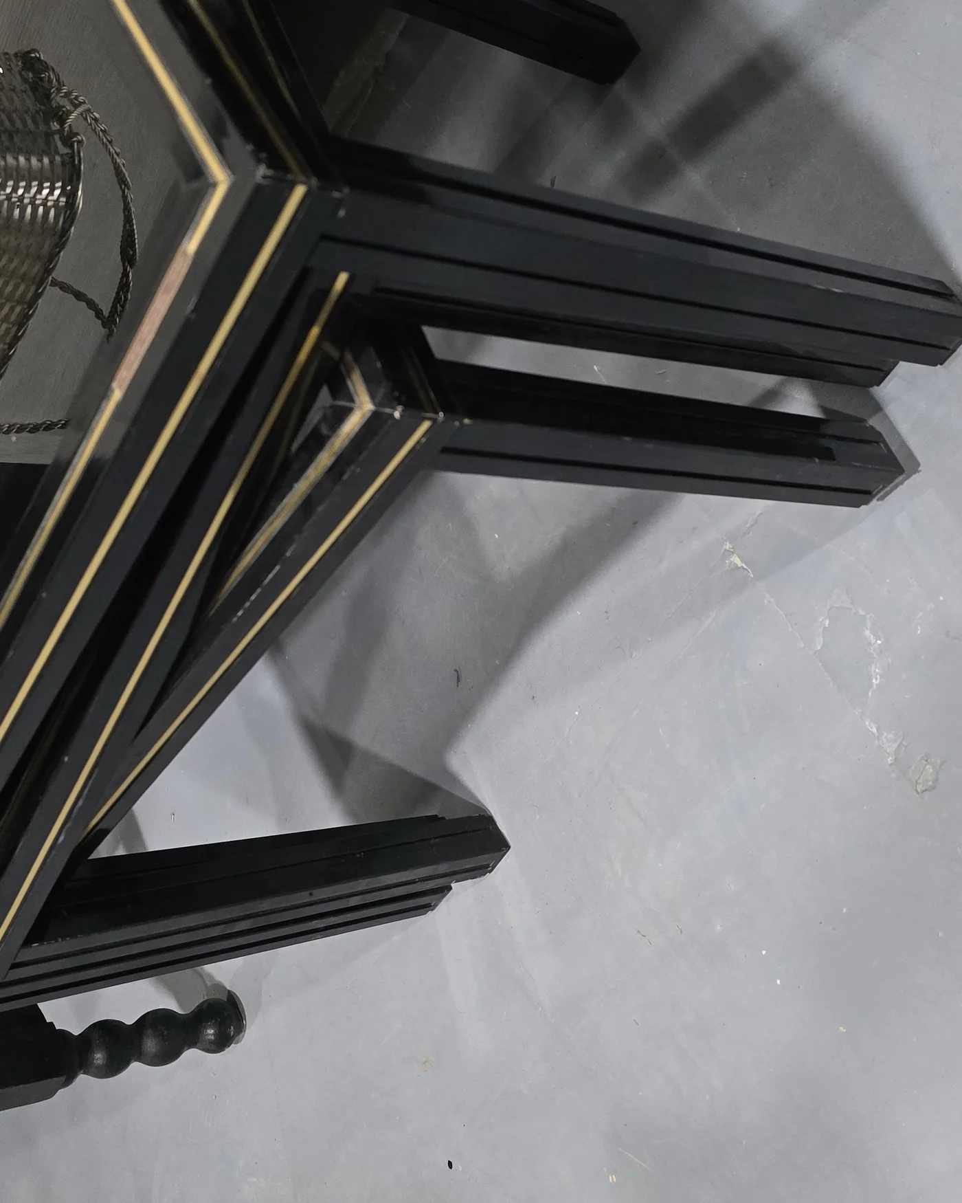 Mesa nido de tres piezas Pierre Vandel, años 70 - imagen 4
